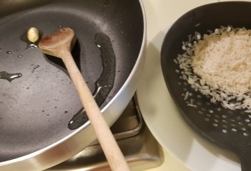 RISOTTO AI FRIGGITELLI preparazione 4