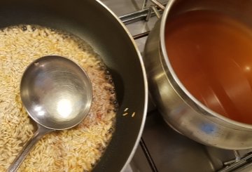 RISOTTO AI FRIGGITELLI preparazione 5