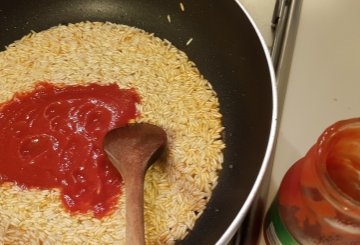 RISOTTO AI FRIGGITELLI preparazione 6