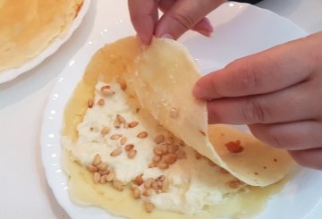 CREPES ALLA CREMA PASTICCERA preparazione 15