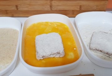 MOZZARELLA IN CARROZZA FRIGGITRICE AD ARIA preparazione 1