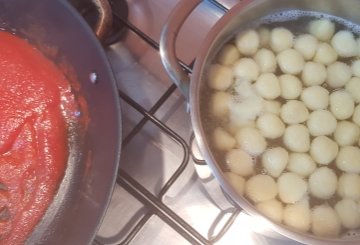 GNOCCHI ALLA SORRENTINA NELLA FRIGGITRICE AD ARIA preparazione 2