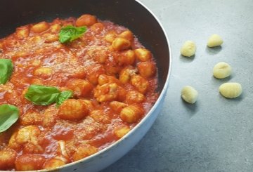 GNOCCHI AL POMODORO preparazione 9