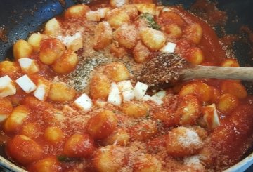 GNOCCHI AL POMODORO preparazione 7