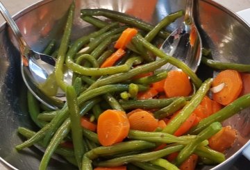 INSALATA DI FAGIOLINI E CAROTE preparazione 7