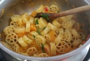 PASTA CON LA ZUCCA preparazione 4