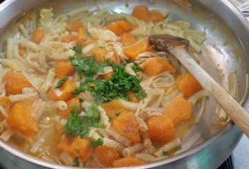 PASTA E ZUCCA  preparazione 9