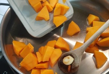 PASTA E ZUCCA  preparazione 2