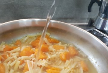 PASTA E ZUCCA  preparazione 8