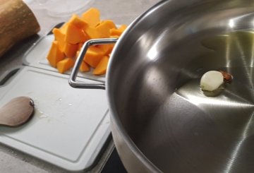 PASTA E ZUCCA  preparazione 1