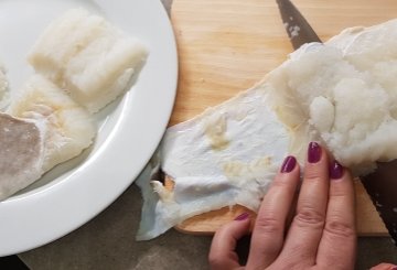 Baccalà Fritto preparazione 2