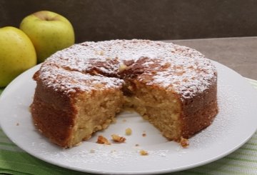 TORTA DI MELE GRATTUGIATE preparazione 11