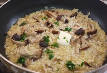 RISOTTO AI PIOPPINI preparazione 6