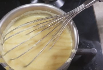 TORTA DI PANETTONE E MELE preparazione 2