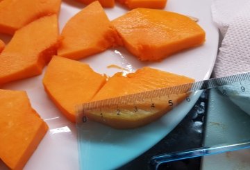 ZUCCA GRATINATA preparazione 1