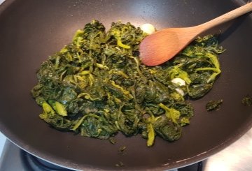 CIME DI RAPA E PATATE preparazione 4