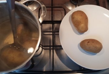 CIME DI RAPA E PATATE preparazione 5