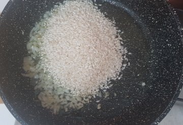 Risotto Al Vino Rosso preparazione 1