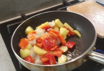 Baccalà Peperoni E Patate preparazione 4