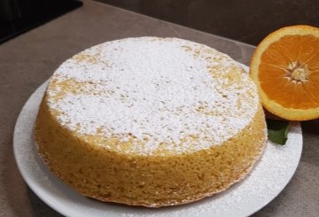 TORTA ALL'ARANCIA SENZA BURRO preparazione 10