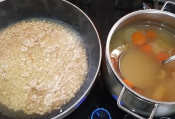 RISOTTO AL PANETTONE preparazione 2