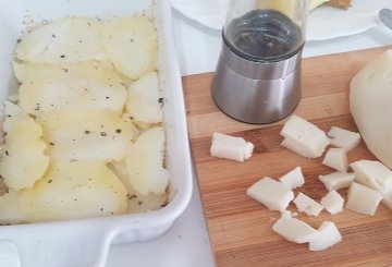 SFORMATO DI PATATE E LENTICCHIE preparazione 1