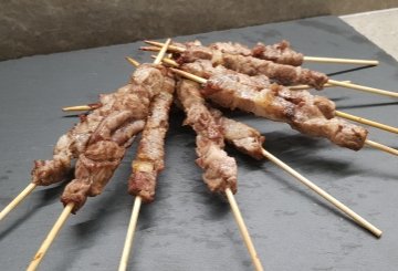 ARROSTICINI IN FRIGGITRICE AD ARIA preparazione 3