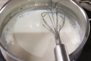 BUDINO AL LATTE preparazione 5