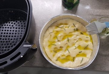 FOCACCIA IN FRIGGITRICE AD ARIA preparazione 7