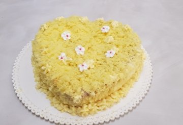 TORTA MIMOSA ALL'ANANAS preparazione 22