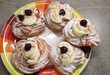 ZEPPOLE IN FRIGGITRICE AD ARIA preparazione 15