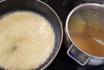 RISOTTO ALLA CARBONARA preparazione 1