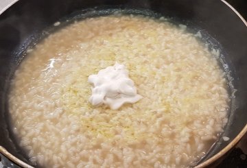 RISOTTO ALLA CARBONARA preparazione 6