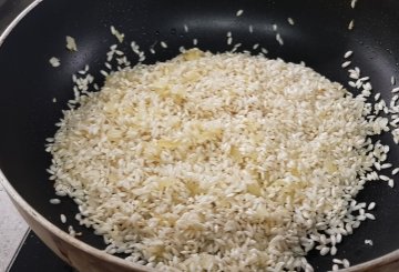 RISOTTO CON MORTADELLA preparazione 1