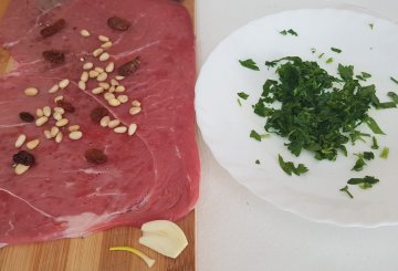 BRACIOLA NAPOLETANA preparazione 1