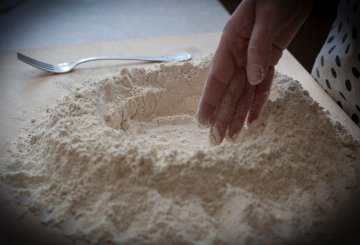 GARGANELLI FATTI IN CASA preparazione 0