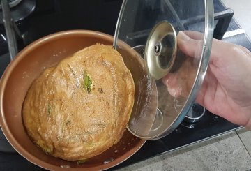 FRITTATA DI FAGIOLINI preparazione 9