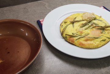 FRITTATA DI FAGIOLINI preparazione 10