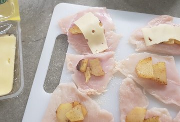 INVOLTINI DI POLLO IN FRIGGITRICE AD ARIA preparazione 4