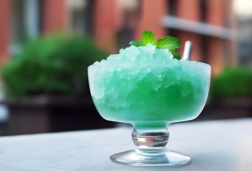 GRANITA ALLA MENTA BIMBY preparazione 1