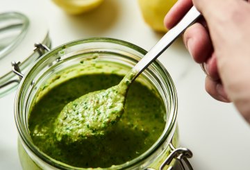 PESTO CON LIMONE BIMBY preparazione 3