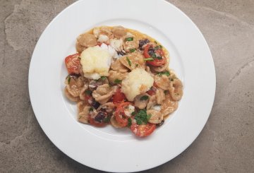 PASTA CON MERLUZZO  preparazione 5