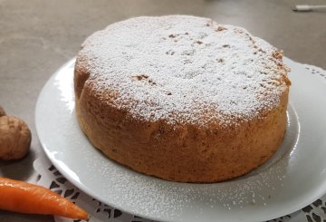 TORTA CAROTE E NOCI preparazione 14