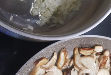 RISOTTO AI FUNGHI PORCINI preparazione 7