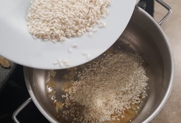 RISOTTO AI FUNGHI PORCINI preparazione 8