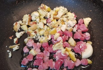 ZUPPA DI CASTAGNE E FAGIOLI preparazione 2