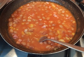 ZUPPA DI CASTAGNE E FAGIOLI preparazione 4