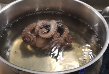 Pasta Polpo E Patate preparazione 2