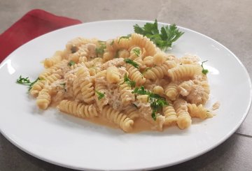 PASTA CON POLPA DI GRANCHIO preparazione 8