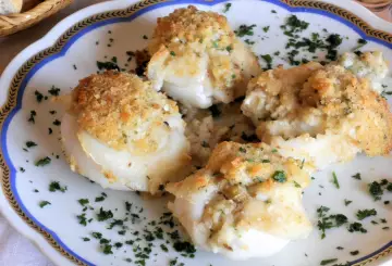 SEPPIE GRATINATE RIPIENE DI PECORINO